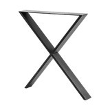 X Shaped Table Bench Desk Legs Retro Industrial Design Fully Welded