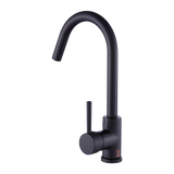 Kitchen Mixer Tap Faucet Basin Laundry Sink - BLACK