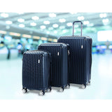 Delegate Suitcases Luggage Set 20" 24" 28" Carry On Trolley TSA Travel Bag