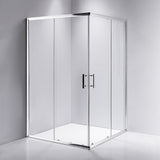 1000 x 1000mm Sliding Door Nano Safety Glass Shower Screen By Della Francesca