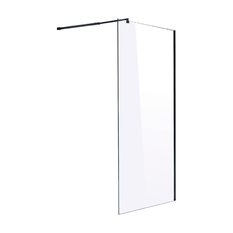 1200 x 2000mm Frameless 10mm Safety Glass Shower Screen