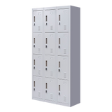 12-Door Locker for Office Gym Shed School Home Storage