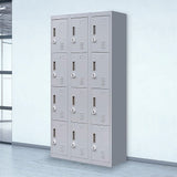 12-Door Locker for Office Gym Shed School Home Storage