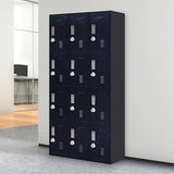 12-Door Locker for Office Gym Shed School Home Storage