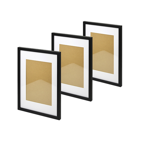 Photo Frames Collage Black A3 Picture Frame Wall Set Home Decor 3PCS