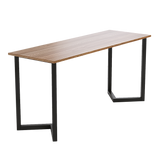 V Shaped Table Bench Desk Legs Retro Industrial Design Fully Welded - Black