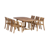 Naomi 7 Piece Outdoor Wooden Dining Set