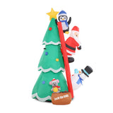 Jingle Jollys Inflatable Christmas Tree Santa 1.8M Decorations Outdoor LED Light