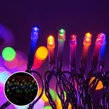 Jingle Jollys 800 LED Christmas Icicle Lights Mutlicolour