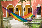 King Plus Size Mayan Legacy Nylon Mexican Hammock in Rainbow Colour